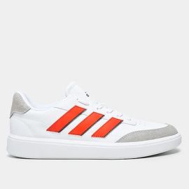 Tênis Adidas Courtblock - Branco+Vermelho