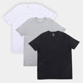 Kit 3 Camisas Básicas Hering - [PIX]