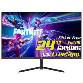 Monitor Gamer SuperFrame Vision, 24 Pol, Full HD, 100Hz, 102% sRGB, E-LED, HDR, FreeSync, HDMI/VGA, SFPFB-24100-FHD - [PIX]