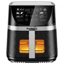 Fritadeira Elétrica Air Fryer Pro Home Family PRO, 100% Digital, Com Visor, 8L, 110V, Preto e Inox, PH-AF-FP1700WB8LS110D - [PIX]