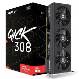 Placa de Vídeo XFX AMD Radeon RX 7600 Speedster QICK 308, 8GB, GDDR6, FSR, Ray Tracing, RX-76PQICKBY - [PIX]