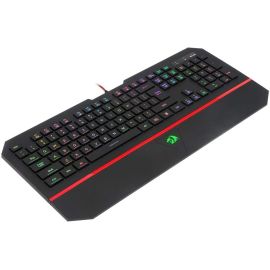 Teclado Gamer Membrana Redragon Karura 2 RGB ABNT2 Preto - K502RGB, UNICO