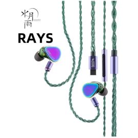 MOONDROP RAYS IEM Gamer USB-C DSP com Microfone AI e Drivers Híbridos - [INTERNACIONAL - VERIFIQUE IMPOSTO]