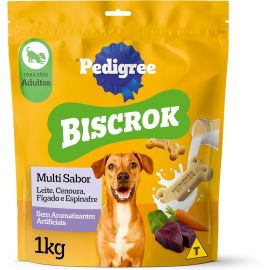 Biscoito Pedigree Biscrok Para Cães Adultos Multi, 1 kg - [RECORRÊNCIA]