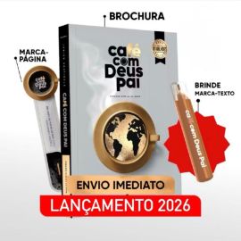 Livro Café Com Deus Pai (Com Marca-Texto) | Edição 2026 | Porções Diárias de Amor