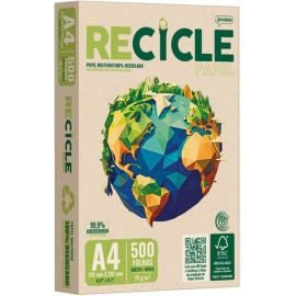 Papel Recicle A4 Multiuso 75g com 500fls 100% Reciclado