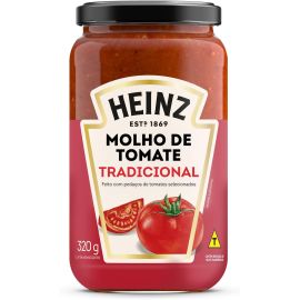 Heinz Molho de Tomate Rústico Tradicional em vidro, 320G - [RECORRÊNCIA]