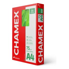 Papel Sulfite Profissional Sustentável Chamex A4 75g 210x297mm - Pacote 500 Folhas Premium