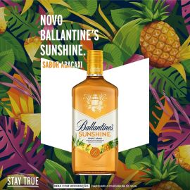 Whisky Ballantines Sunshine Abacaxi - 700 ml