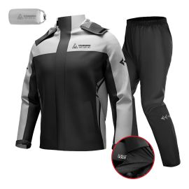 Kit Capa De Chuva Roupa Conjunto Para Motoqueiro Reforçada