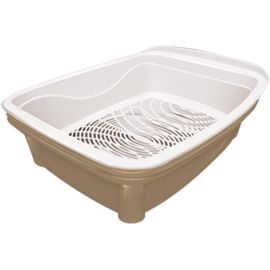 Furacão Pet Banheira Gato Classic Plus - Marrom (Export)
