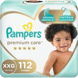 Fralda Pampers Premium Care XXG - 112 fraldas - [RECORRÊNCIA]