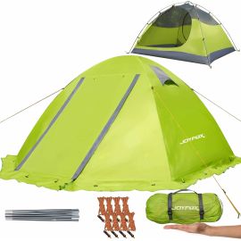 JOYFOX Barraca de Camping 3 Pessoas RAINFLY Alumínio Ultralight Upf 50 Coluna Dágua de 3000mm
