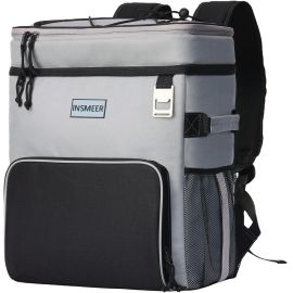 INSMEER Mochila térmica, refrigerador de praia isolado grande