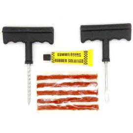 Kit Reparo Remendo Pneu Sem Câmara Carro Moto socorro