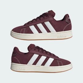 Tênis Masculino Grand Court Alpha 00s Borgonha Kj6804 Adidas