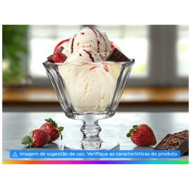 Jogo de Taças de Vidro para Sobremesa Transparente 150ml 6 Peças Haus Concept Lótus - [PIX]