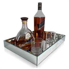 Bandeja Espelhada De Mesa Para Sala Jantar 30x20