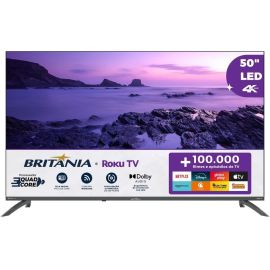 TV Smart TV 50” Britânia Roku TV LED Dolby Audio BTV50VA4REGB