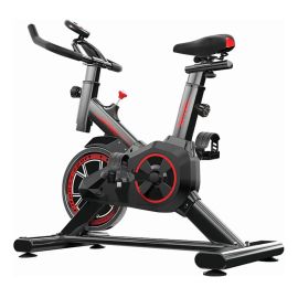 Bicicleta Ergométrica Bike Academia Spinning X11 cor preto e vermelho