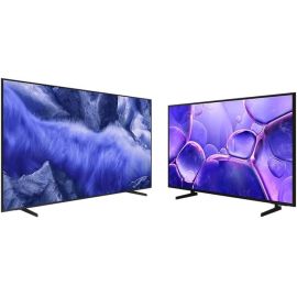 2 TVs - Samsung Combo Vision AI TV 65 QLED 4K QEF1 2025 + Samsung Smart TV 43 Crystal UHD 4K U8100F 2025