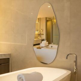 Espelho Orgânico 70cm Decoração Lapidado Design