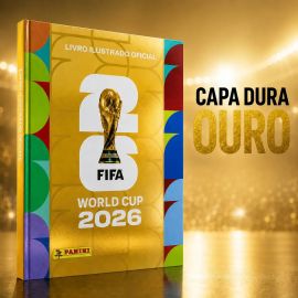 Álbum Copa Do Mundo 2026 Capa Dura Ouro Dourado - Panini