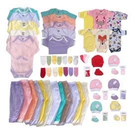Kit 15 Peças Roupas Bebê Body Calça Touca Enxoval Completo