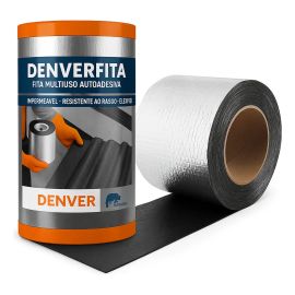 Manta Asfáltica Auto Adesiva Aluminizada Vedatudo 30cm X 10m