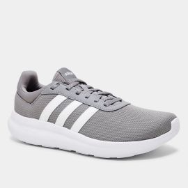 Tênis Adidas Lite Racer Masculino - Cinza+Branco - [PIX]
