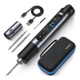 Ferro de Solda Sem Fio FINIRSI HS03, 100-450 ° Bateria Substituível - [INTERNACIONAL - VERIFIQUE IMPOSTO]