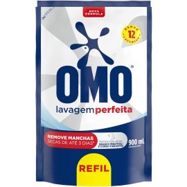OMO Sabão Líquido Refil Omo Lavagem Perfeita Refil 900Ml - [RECORRÊNCIA]
