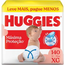 2x Huggies Supreme Care Fralda Descartável, XG, 140 Unidades - [RECORRÊNCIA]