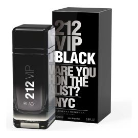 Perfume Carolina Herrera 212 VIP Black Eau de Parfum 200 ml masculino - [PIX]