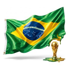 Bandeira Do Brasil Grande 150x90 Cores Vivas Brasil