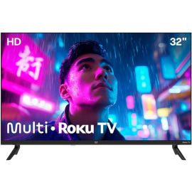Smart TV DLED 32 HD Multi Essencial Roku 3HDMI 2USB Wi-Fi - [PIX]