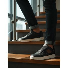 Tênis Casual Com Solado Alto E Conforto Diário Confortável
