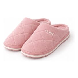 Pantufa Chinelo Forrada Home Riscos Quadrados Inverno By-626