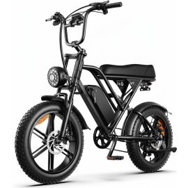 Bicicleta Elétrica HDJ G60 Aro 20 - Motor 1000W, Bateria 48V 15Ah 32Mph, Até 50km Autonomia, Suspensão Dupla, Freio Hidráulico, 7 Velocidades