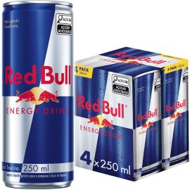 Red Bull Energético, Energy Drink, 250ml, 4 latas - [RECORRÊNCIA]