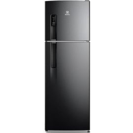 Electrolux Geladeira 380L Frost Free AutoSense Inverter Black Inox Look 2 Portas Degelo Automático - IF41B