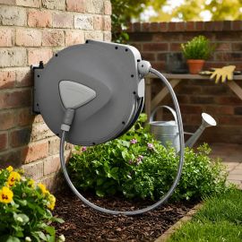 Enrolador Retrátil Automático de Mangueira Noll 20m para Jardim e Quintal - [PIX]