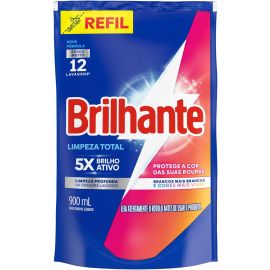 Brilhante Sabão Liquido Limpeza Total Refil 900 Ml - [RECORRÊNCIA]
