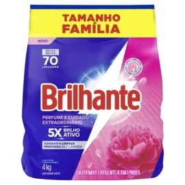 Sabão em Pó Brilhante Perfume e Cuidado Extraordinário 4kg - [PIX]
