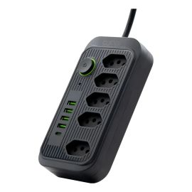 Extensão Coibeu Wkc-541 10 Tomadas 2m 4 Usb Bivolt