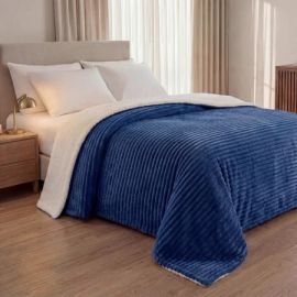 Cobertor Sherpa Casal 2,20x1,80 Grossa Manta Quentinha Coberta Queen