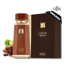 Perfume Árabe Liquid Brun French Avenue Masculino 100ml lipx - [PIX]