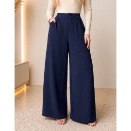 Calça Pantalona Wide Leg Duna Elegante Casual