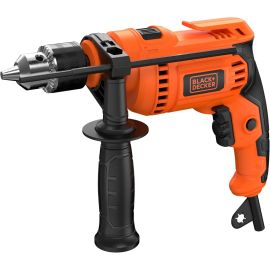 BLACK+DECKER Furadeira de Impacto 13mm, Potência 650W, com Acessórios, BED713650, 110V