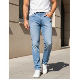 Calça Jeans Slim Básica Polo Wear Jeans Claro